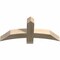 Ekena Millwork Bellingham Rough Sawn Timber Gable Bracket, Douglas Fir, 36"W x 16"H x 4"D x 4"F, 11/12 Pitch GBW036X16X0404BEL00RDF - alternate 3